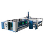 Vodeno hlađenje Automatska Cnc mašina za lasersko rezanje metalnih vlakana 1500w
