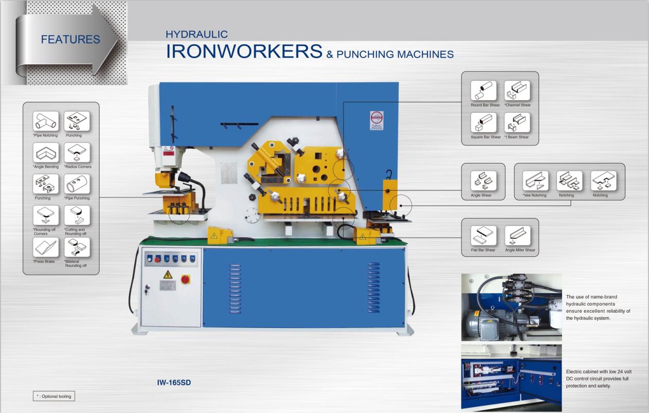 Metalna hidraulična mašina IronWorker mašina za probijanje i šišanje